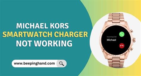 Why wont my Michael kors watch hold charge 